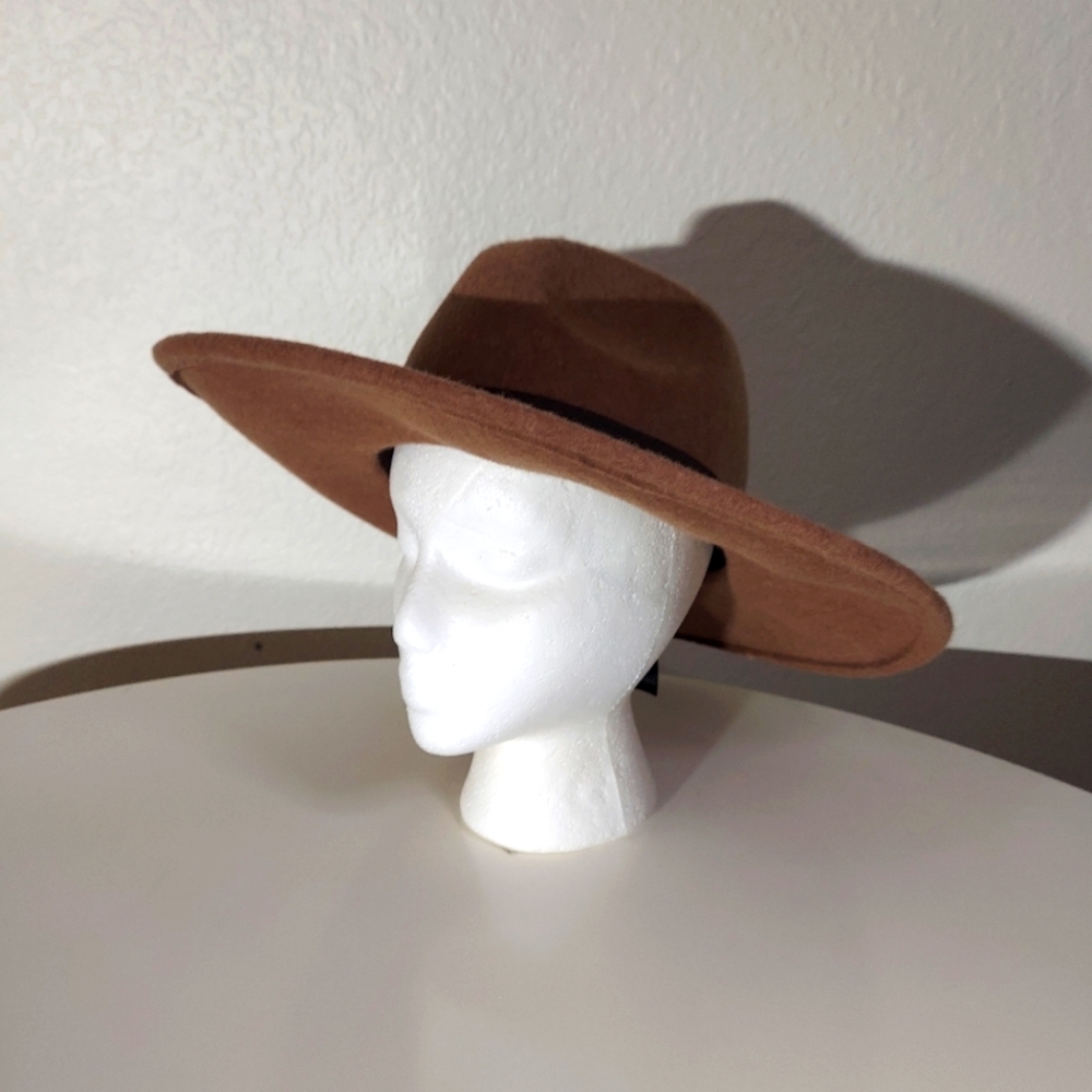 Zara Brown Wool Rancher Hat